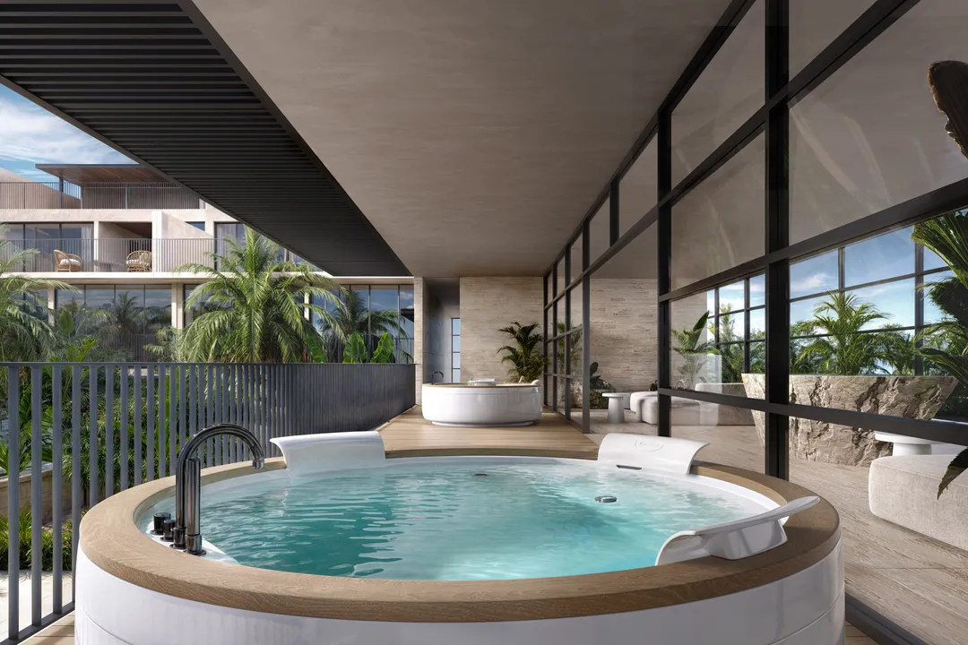 AURA Playacar: Two-Bedroom Double-Height Residence in Playa del Carmen