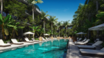aura playadelcarmen pool