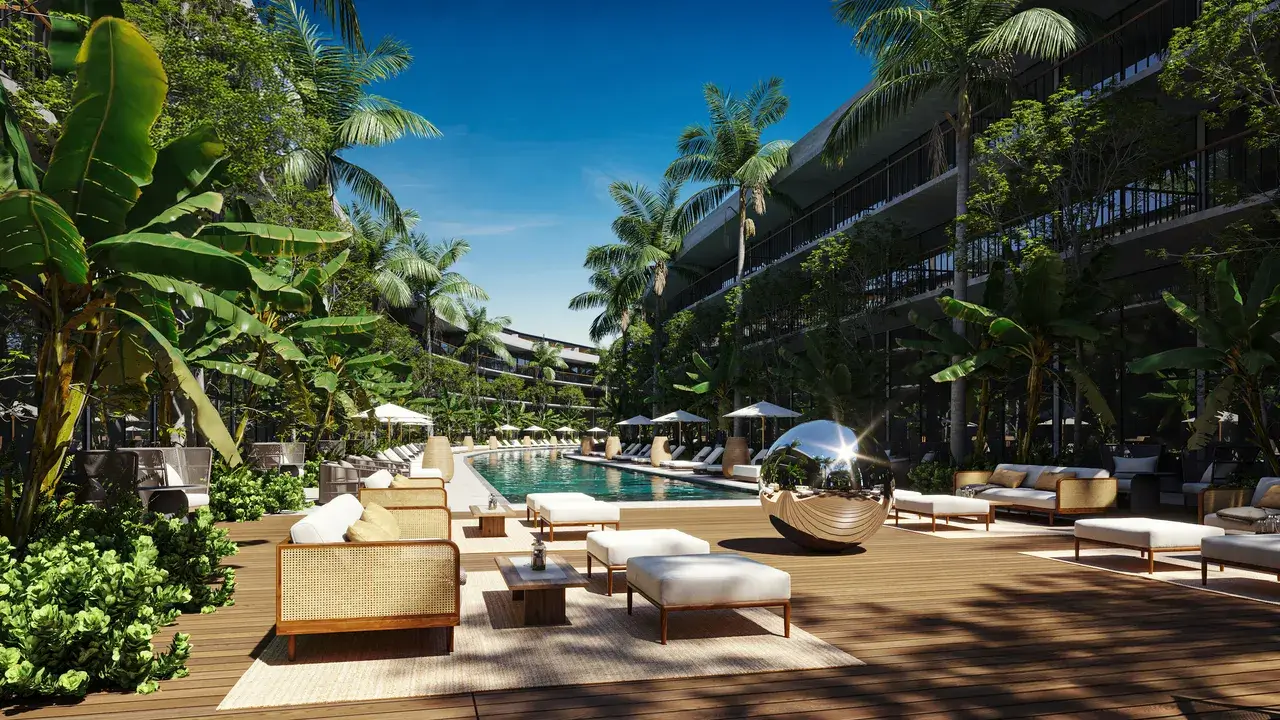 AURA Playacar: Two-Bedroom Double-Height Residence in Playa del Carmen