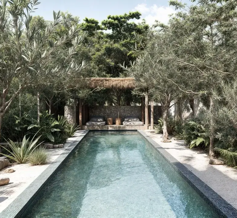 Ensamble: EARLY BIRD: 1-2-3 Bed Condos close to the beach in Tulum
