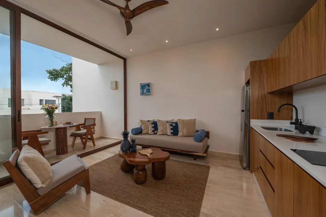 Bacab: Studio and 1-bedroom condos for sale in La Veleta, Tulum