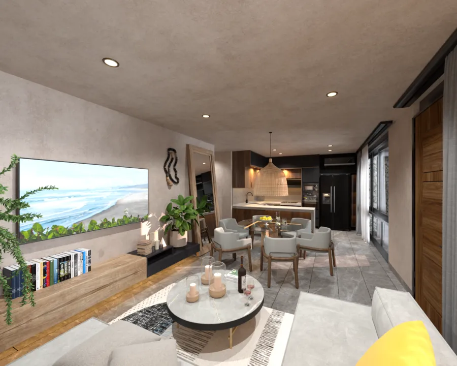 Casa de Piedra: 1–2 Bedroom Condo and 4–Bed Townhouse in Playacar