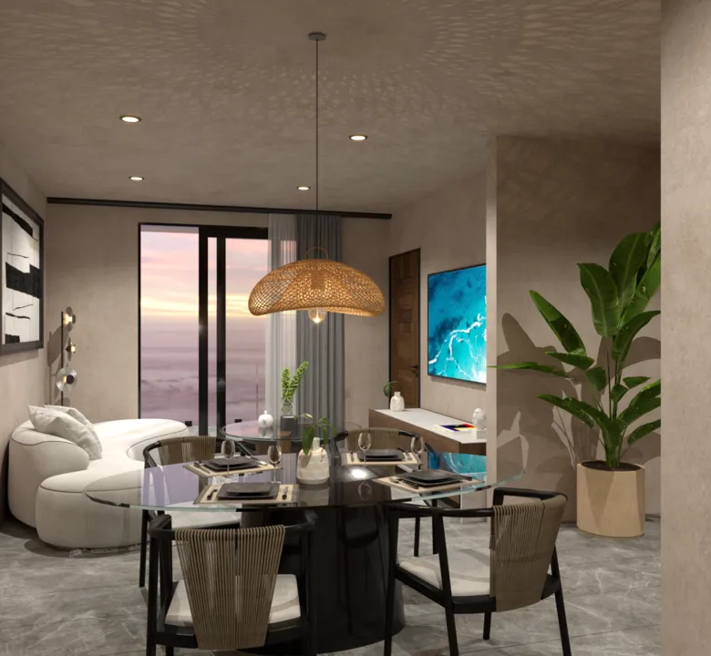 Casa de Piedra: 1–2 Bedroom Condo and 4–Bed Townhouse in Playacar