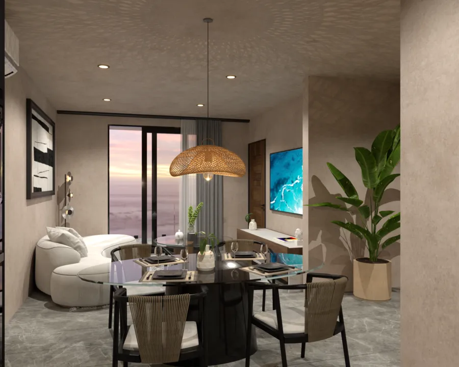 Casa de Piedra: 1–2 Bedroom Condo and 4–Bed Townhouse in Playacar
