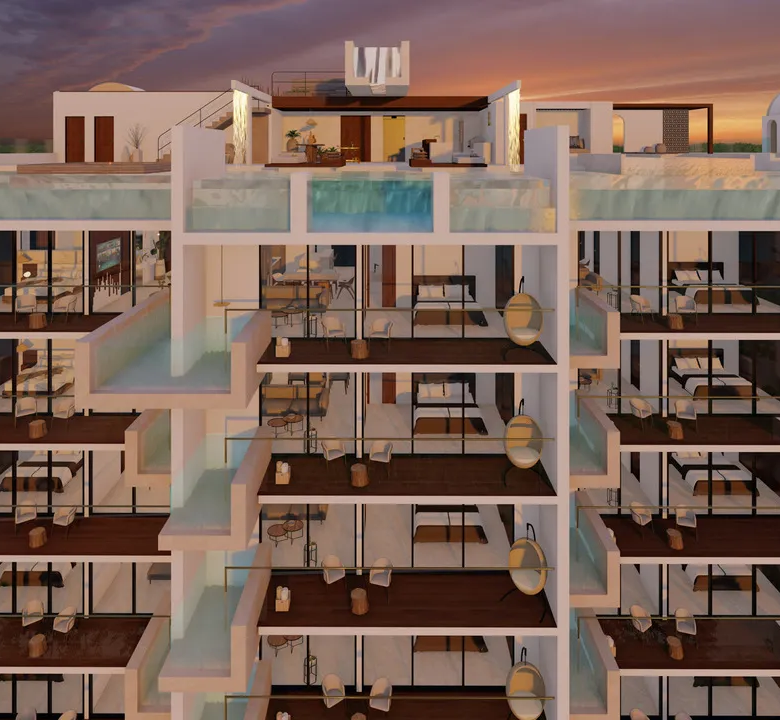 Existence Cozumel: 2-Bed Ocean view Condo for Sale in Cozumel