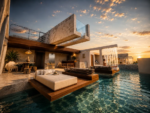 Rooftop infinity pool at Existence Cozumel