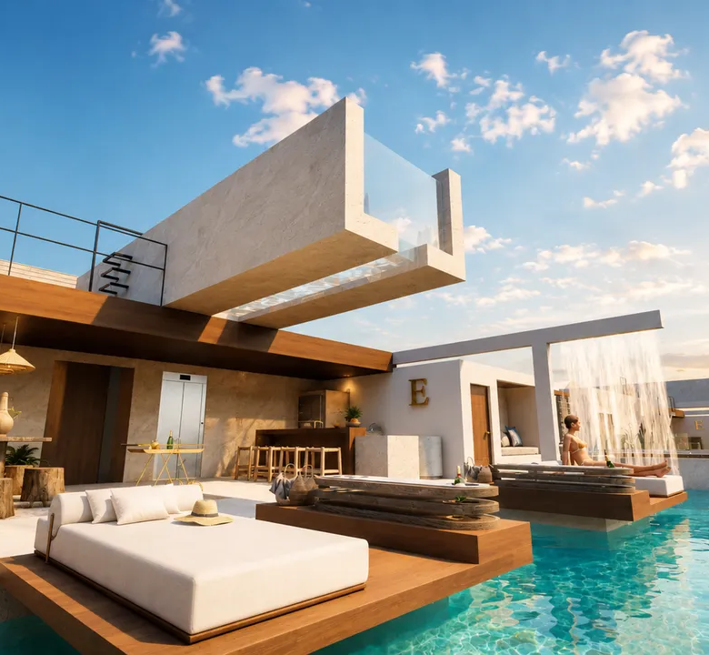 Existence Cozumel: 2-Bed Ocean view Condo for Sale in Cozumel