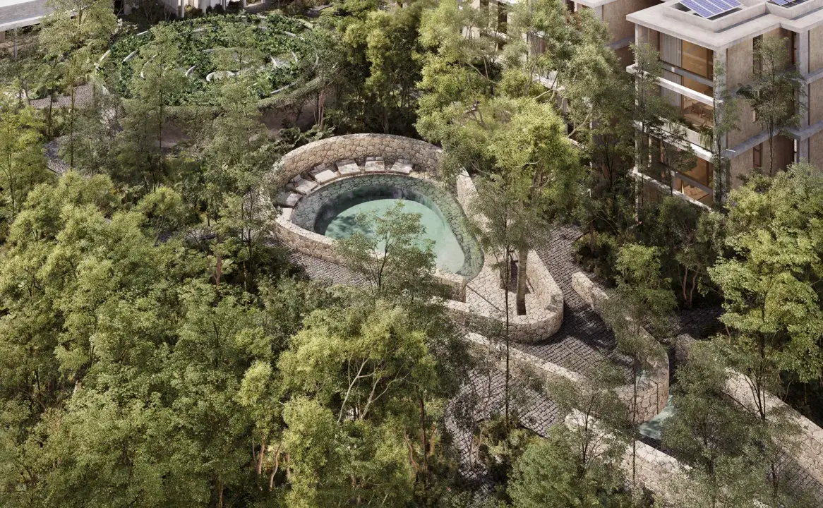 mayab-tulum-cenote-pool Mayab: 1-3 Bed Residences Surrounded by Nature in Tulum
