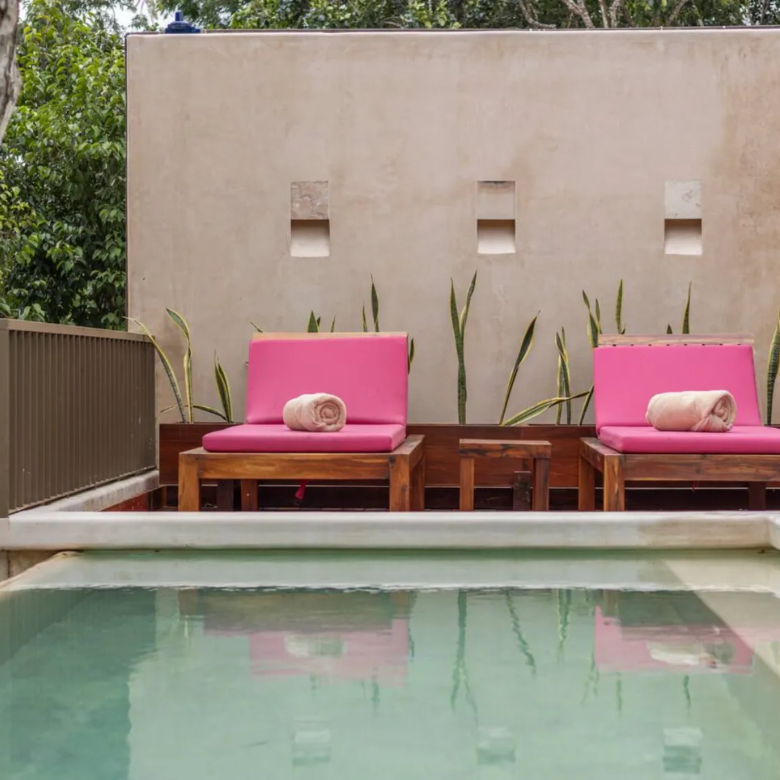 Casa Rossa: 4-Bedroom Villa by Guillermo Alcocer in Holistika, Tulum