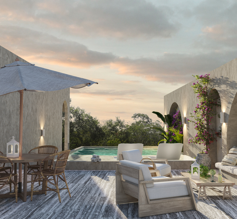 ARDEH: Two-Bedroom Condos with Rooftop Pool in Aldea Zama, Tulum