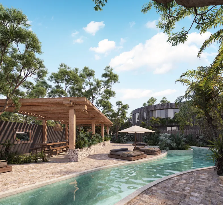 Bardo Residences: Three-Bedroom Villas with Private Pools in Tulum