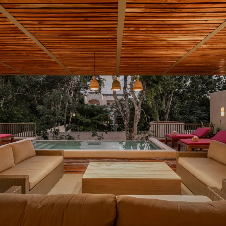 Casa Rossa: 4-Bedroom Villa by Guillermo Alcocer in Holistika, Tulum