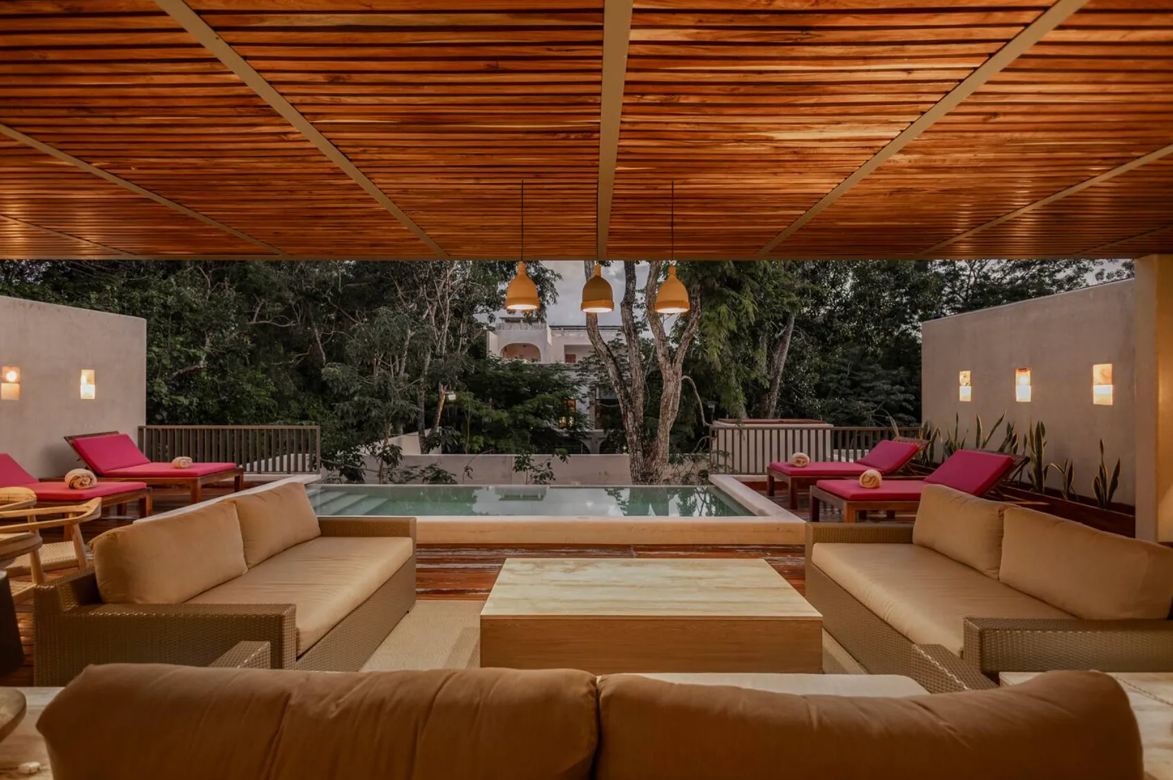 Casa Rossa: 4-Bedroom Villa by Guillermo Alcocer in Holistika, Tulum