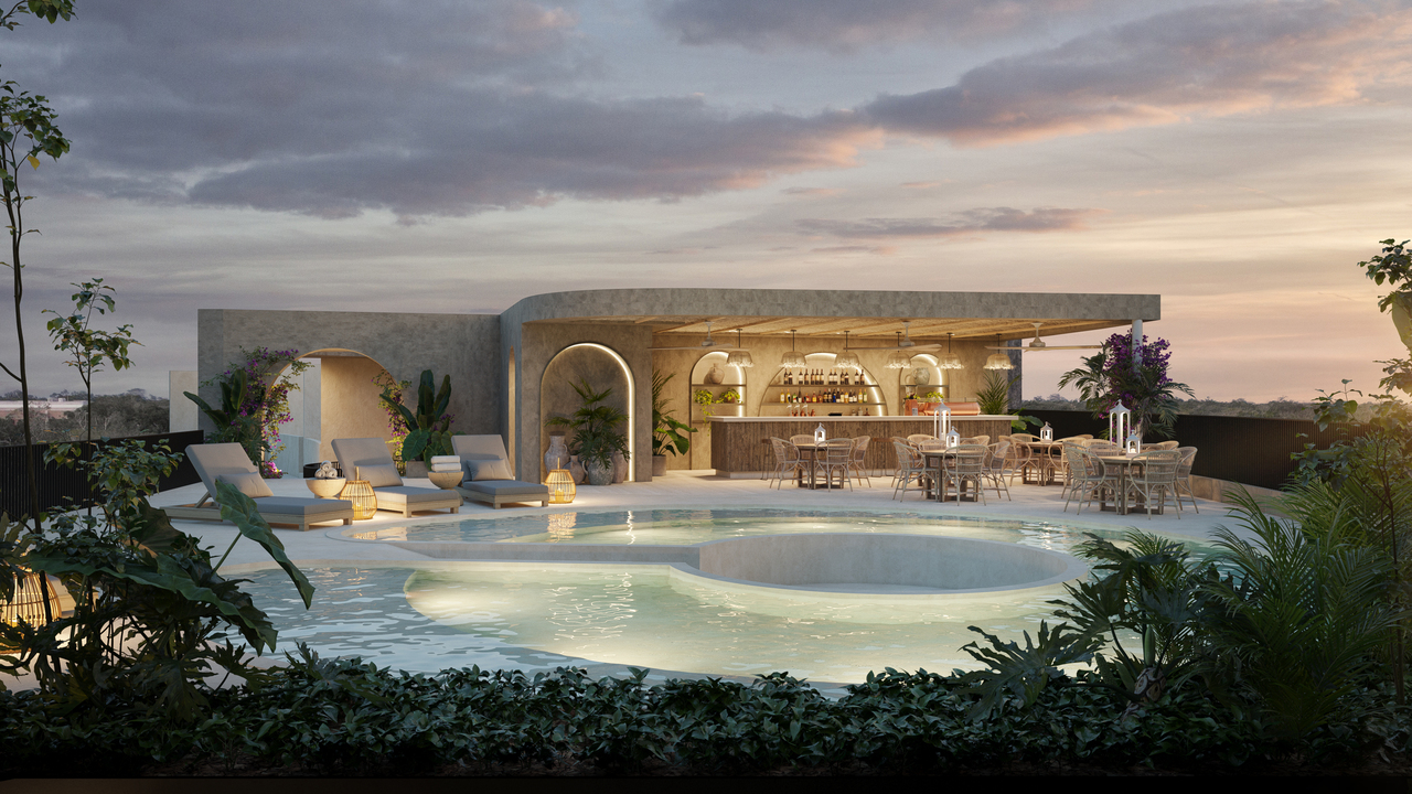 ardeh-aldea-zama-tulum-skybar.webp Rooftop skybar at ARDEH, a condo development in Aldea Zamá, Tulum.