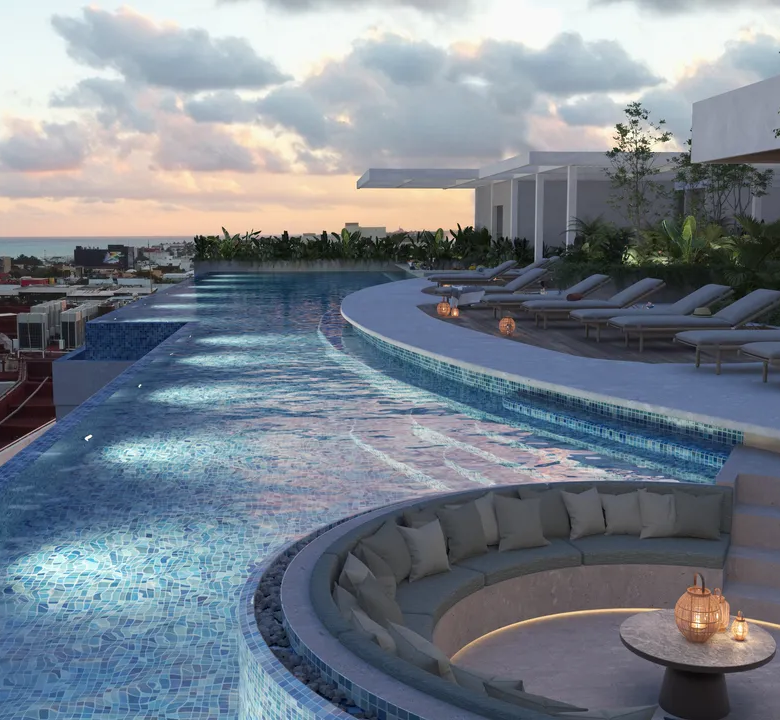 The Landmark Playa del Carmen Condos: Studios, 1 & 2 Bedroom Residences on Fifth Avenue