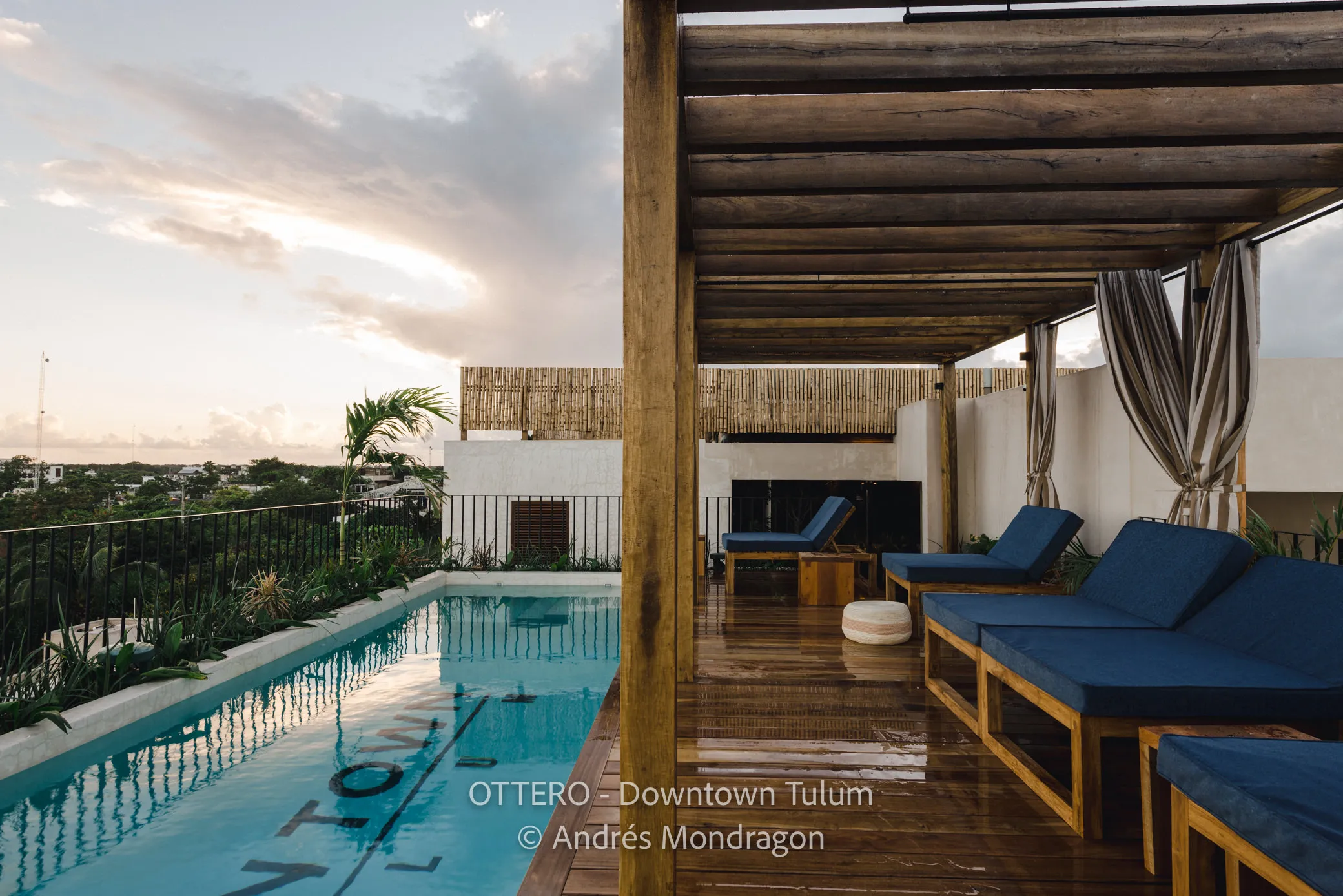 boutique-hotel-downtown-tulum-rooftop-pool.webp Rooftop pool of a 25-key boutique hotel for sale in downtown Tulum.