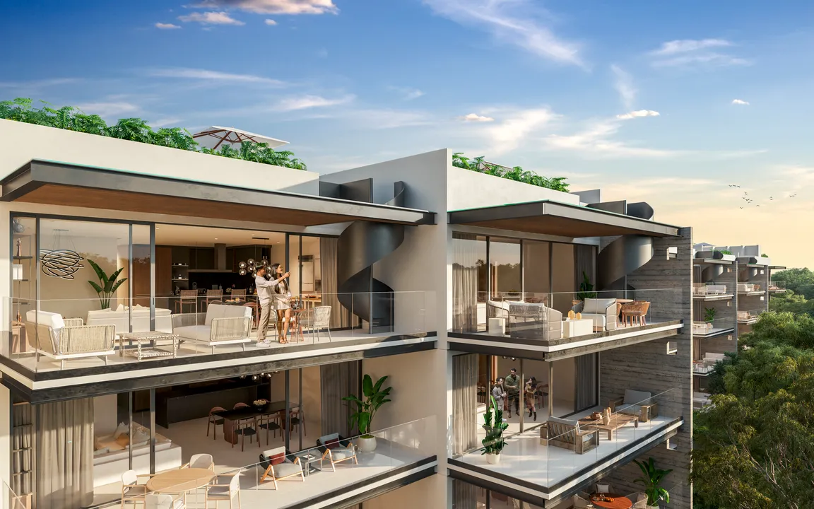Macondo Residences: 1, 2 & 3 Bedroom Golf-Side Condos in Playacar