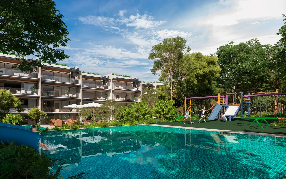Macondo Residences: 1, 2 & 3 Bedroom Golf-Side Condos in Playacar