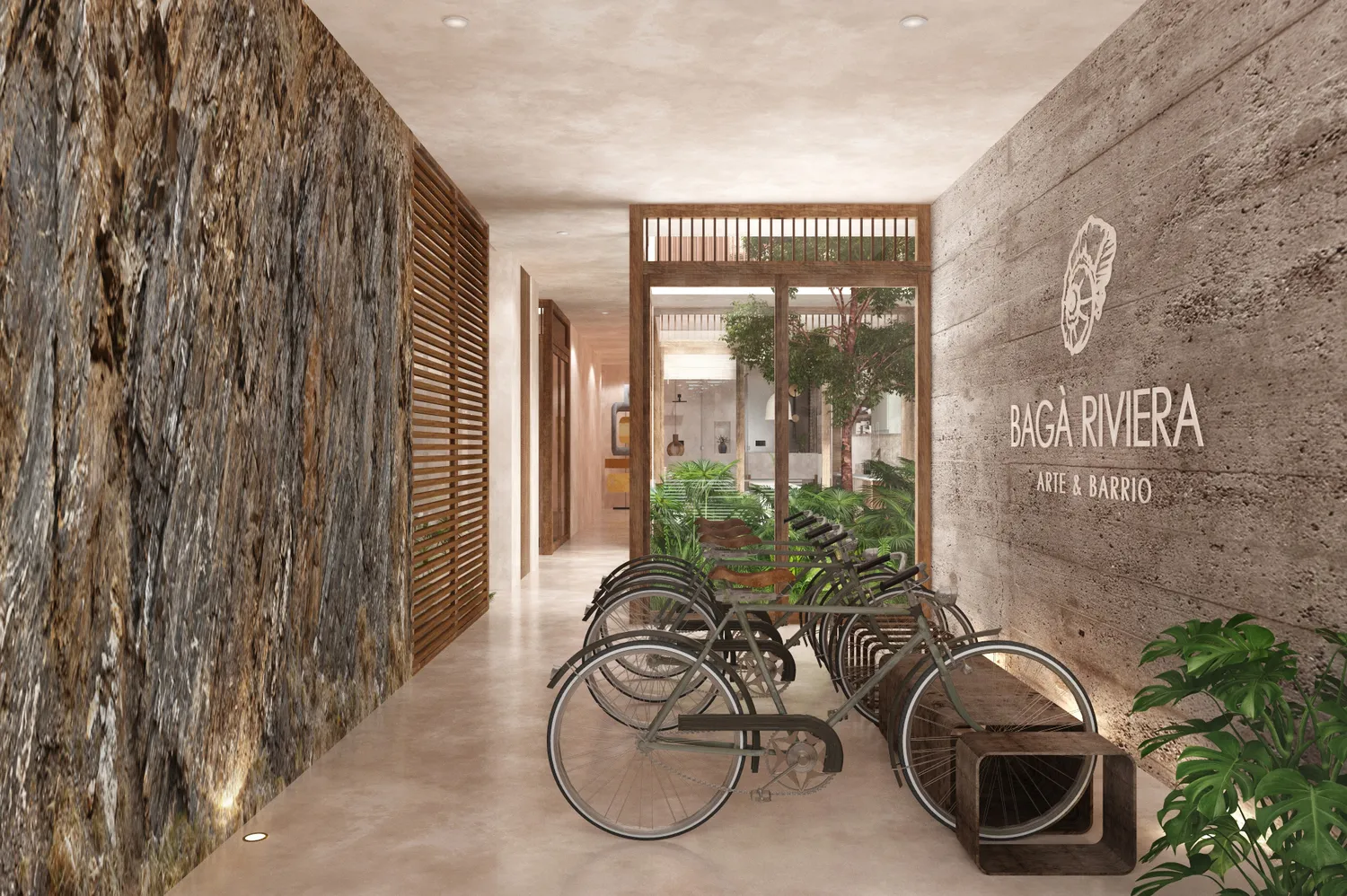 Bagá Riviera: One-Bedroom Condos in Central Playa del Carmen