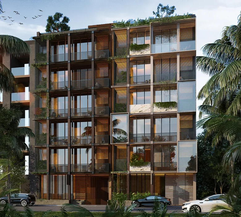 Bagá Riviera: One-Bedroom Condos in Central Playa del Carmen