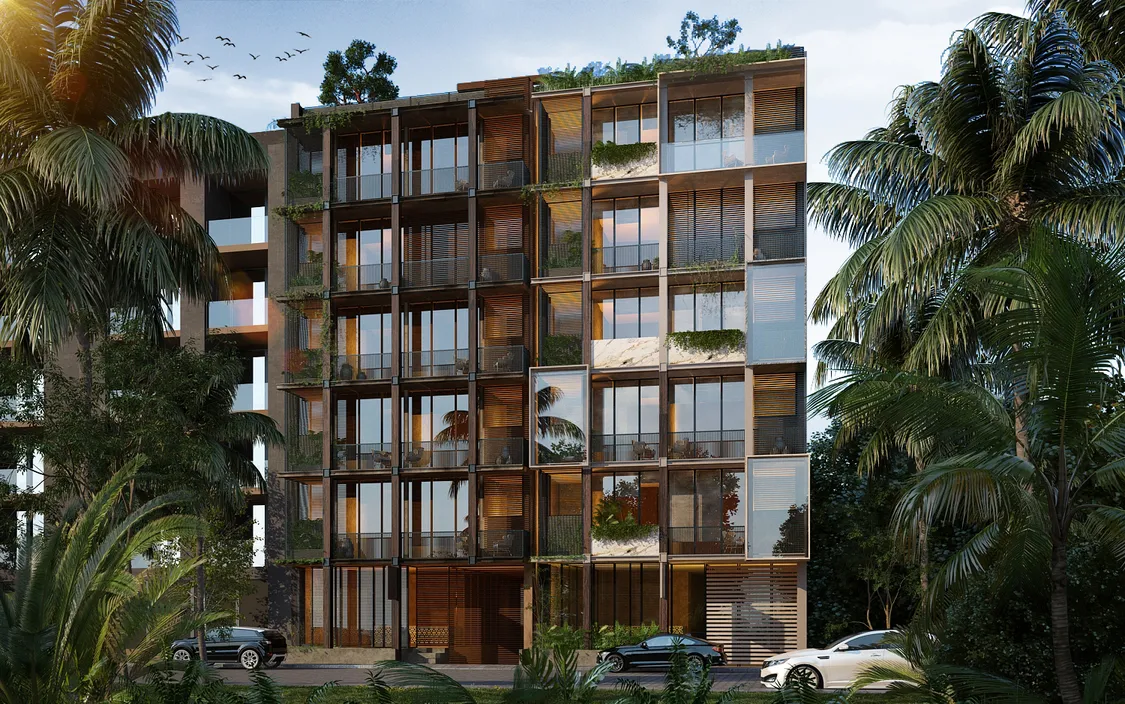 Bagá Riviera: One-Bedroom Condos in Central Playa del Carmen