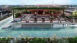 Semi-Olympic swim lane and rooftop pool at Ikuku Playa del Carmen