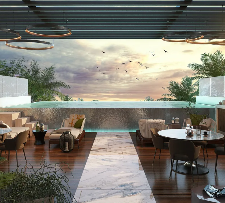 Bagá Riviera: One-Bedroom Condos in Central Playa del Carmen