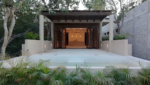 Private pool and terrace of a three-bedroom villa in Riviera Tulum Residencial, Tulum