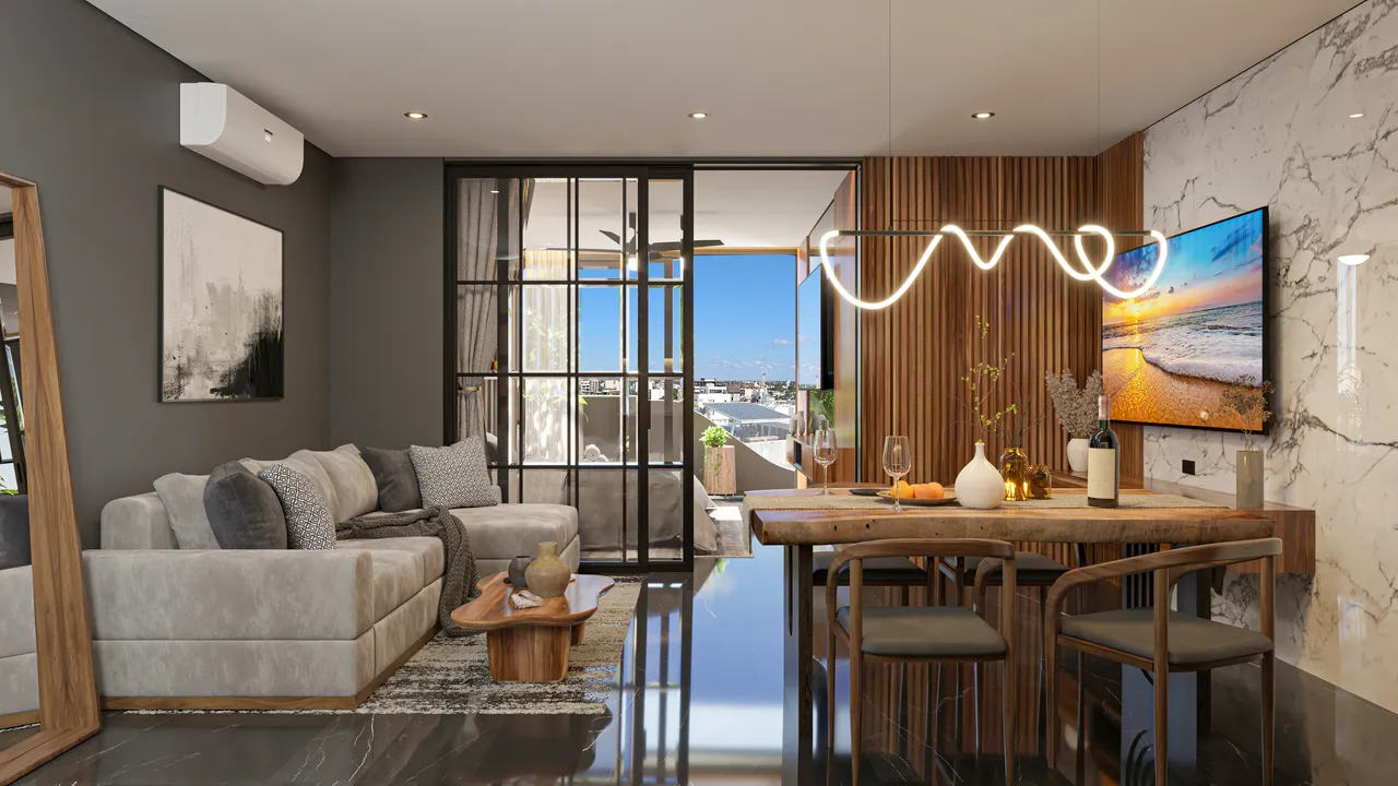 DK44 Playa del Carmen: Furnished 1-Bedroom Condos