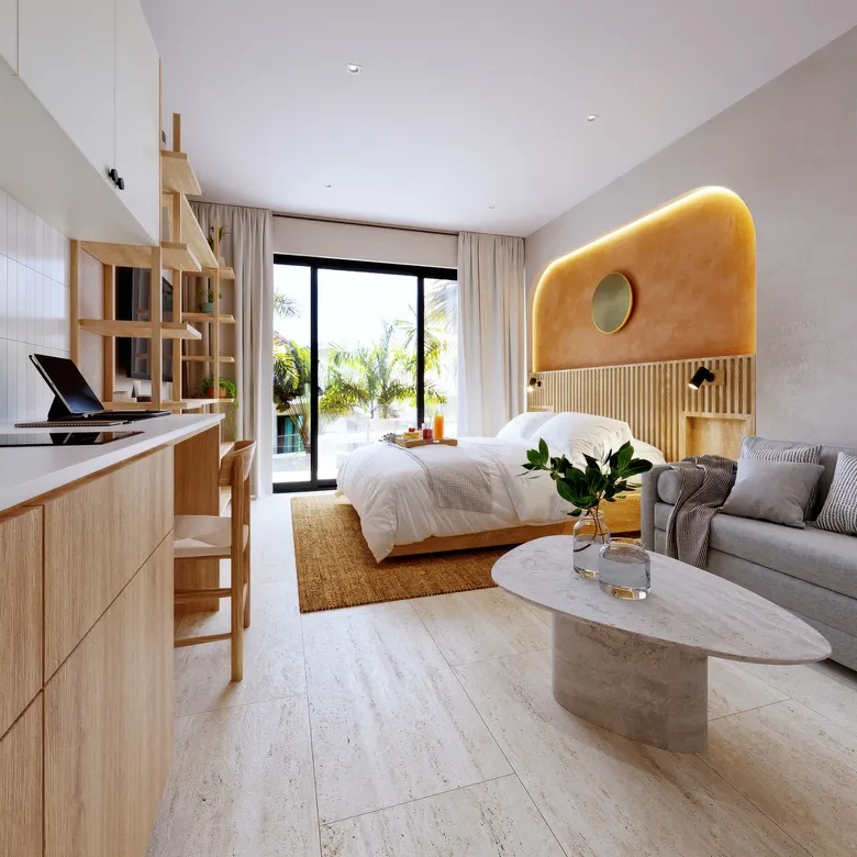 Solar Midtown Playa del Carmen: Hotel-Managed Studios & Condos