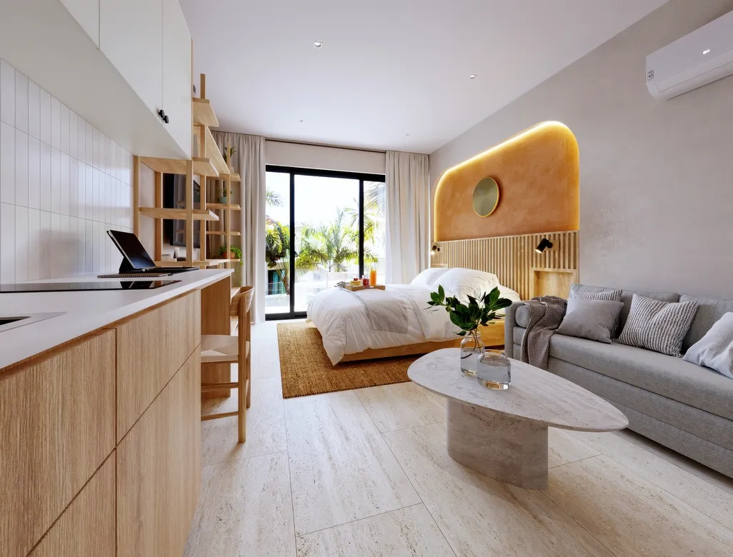 Solar Midtown Playa del Carmen: Hotel-Managed Studios & Condos
