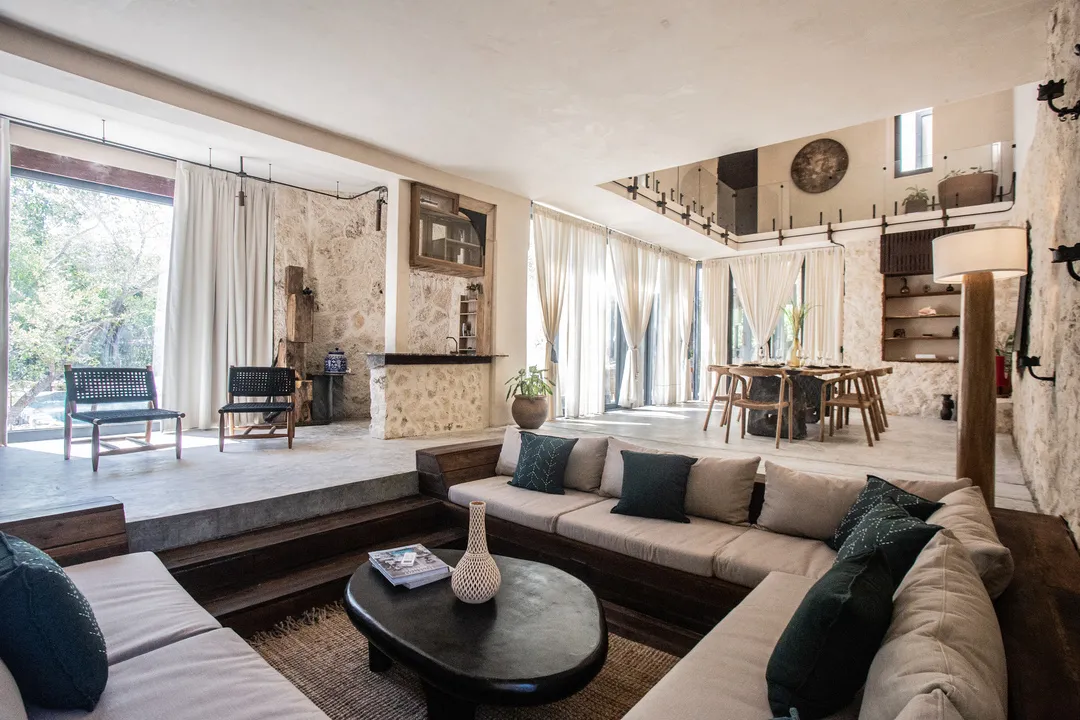Villa La Grieta: Architect-Designed Akumal Estate with Two Pools