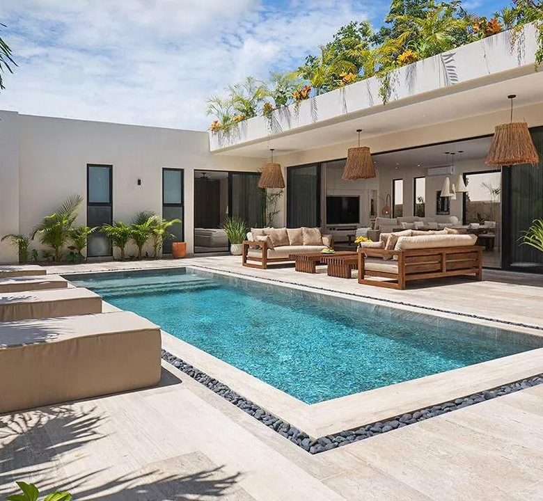 4-Bedroom Single-Level Villa with Pool in Centro, Tulum