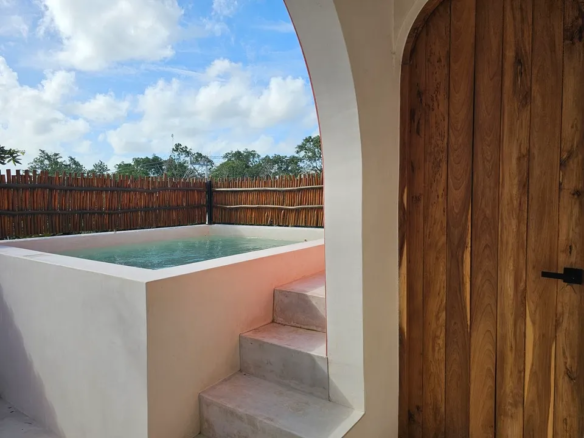 Rooftop pool at Casona Agave Tulum