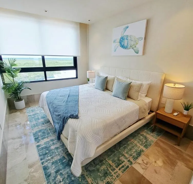 Distrito Puerto 401: 2-Bedroom Beachfront Condo in Puerto Morelos