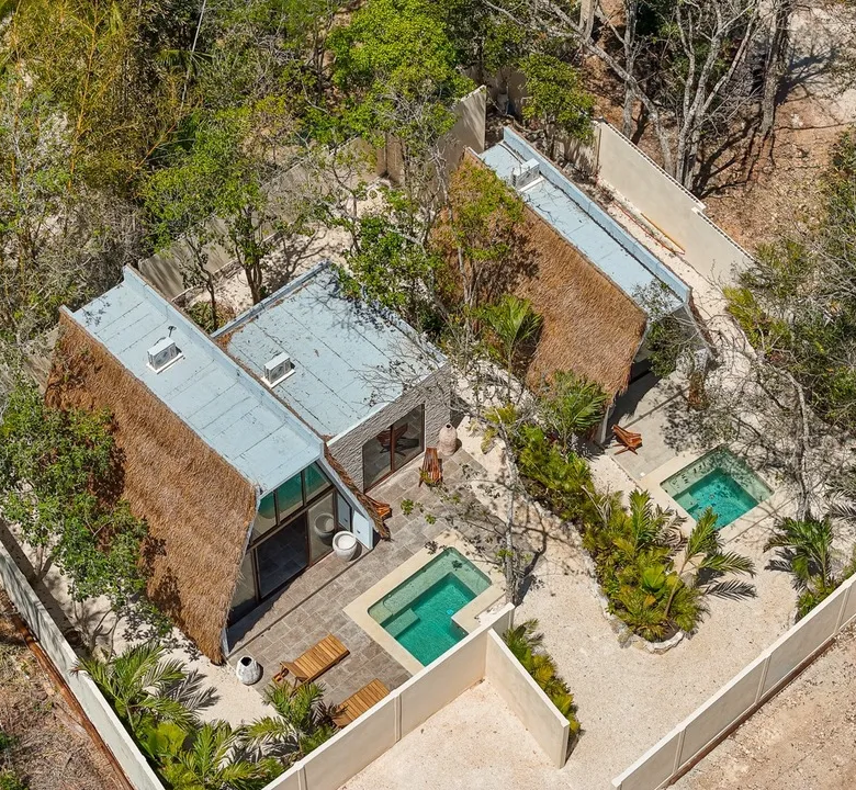 Jungle Property with Two Casitas and Pools in Santa Teresita, Riviera Maya