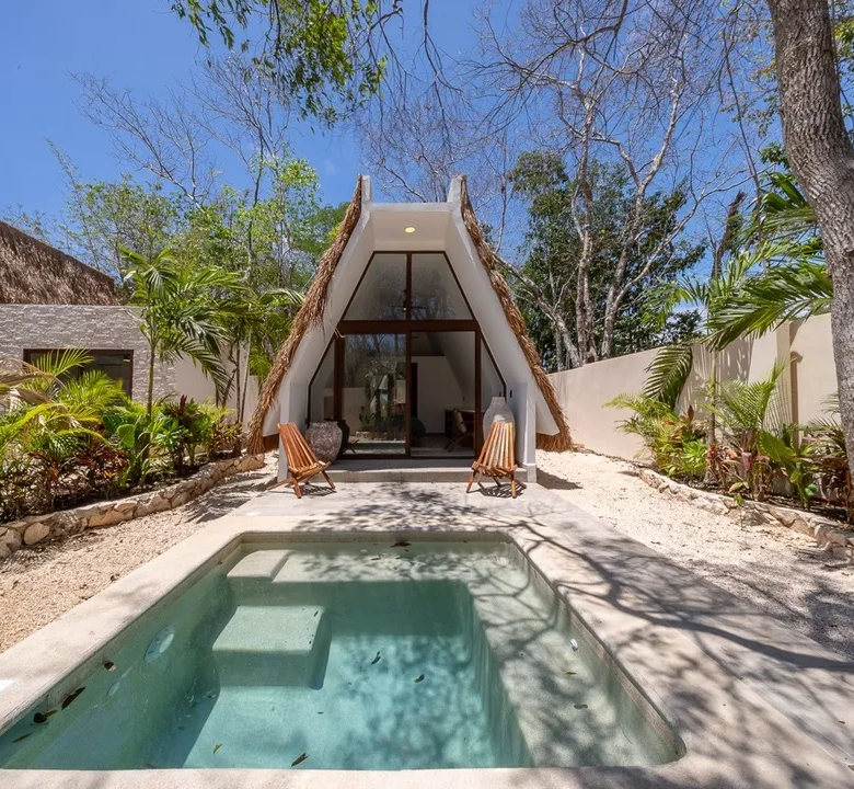 Jungle Property with Two Casitas and Pools in Santa Teresita, Riviera Maya