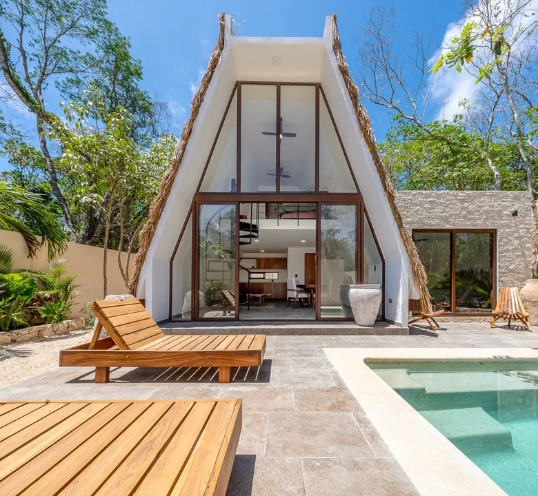 Jungle Property with Two Casitas and Pools in Santa Teresita, Riviera Maya