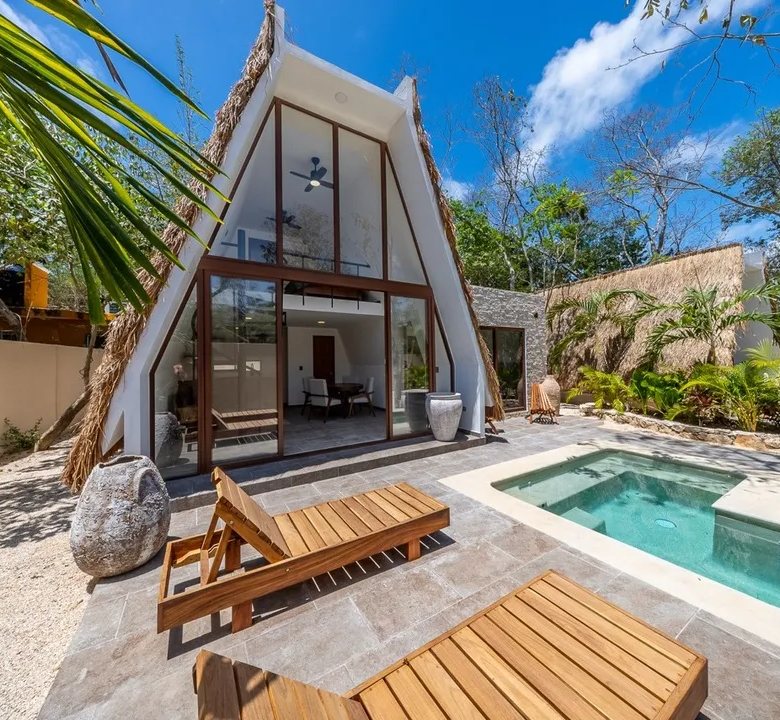 Jungle Property with Two Casitas and Pools in Santa Teresita, Riviera Maya