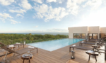 Rooftop pool and ocean-view sundeck at Nálu Sea Living