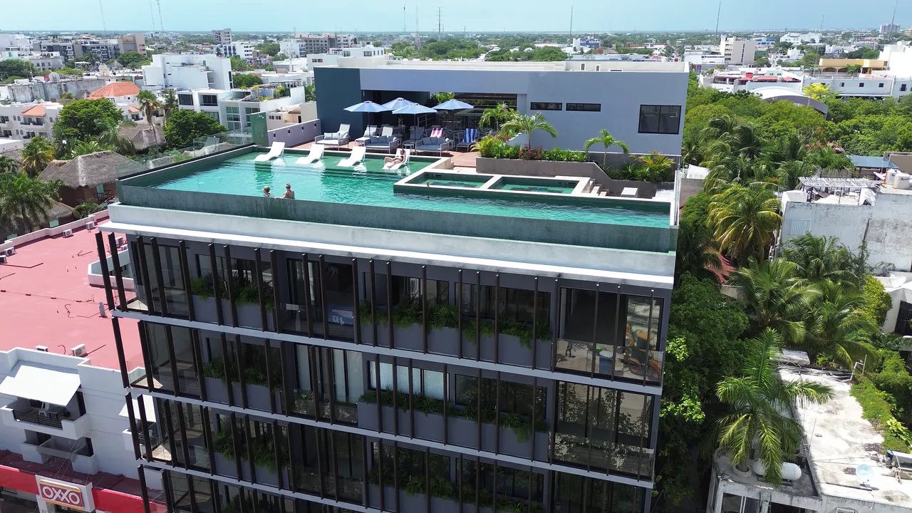 Olaya 1 and 2-bedroom condos in downtown Playa del Carmen