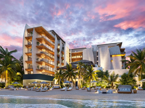 Saint Marine 3- and 4-bedroom beachfront condos in Playa del Carmen
