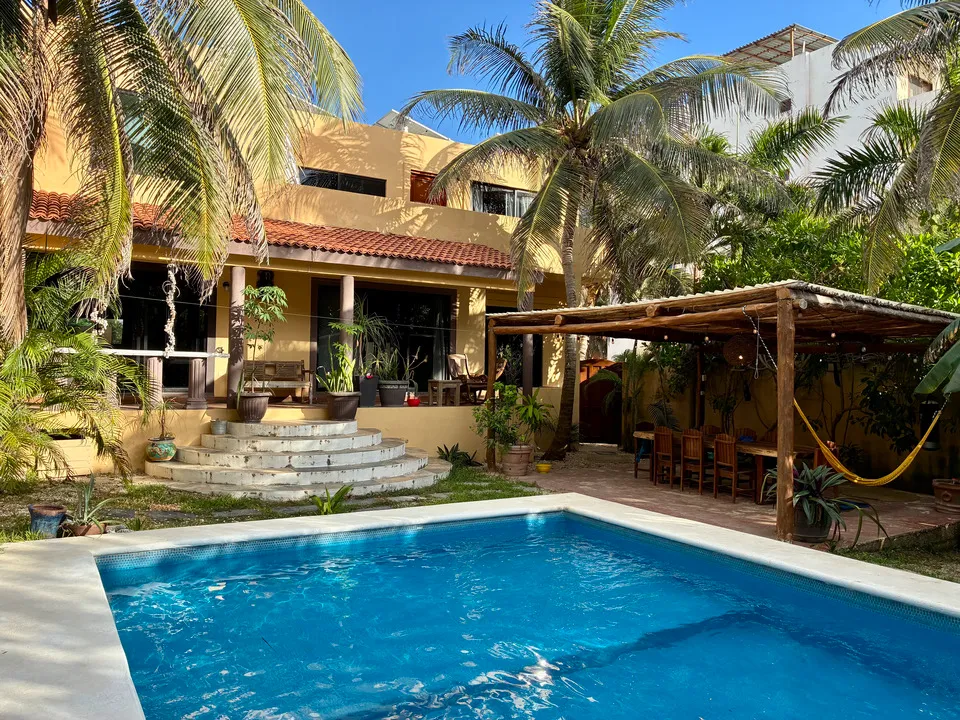 Seven-Bedroom Beach Compound with Casita in Caleta Tankah, Tulum