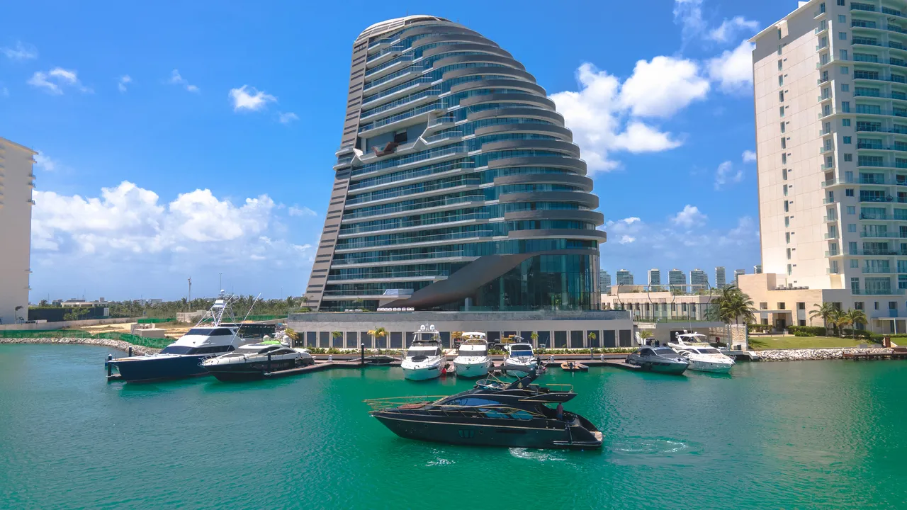 Shark Tower Puerto Cancún 2 and 3 Bedroom Lagoonfront Condos