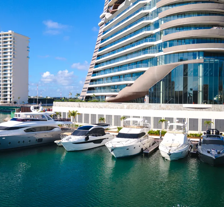 Shark Tower Puerto Cancún 2 and 3 Bedroom Lagoonfront Condos