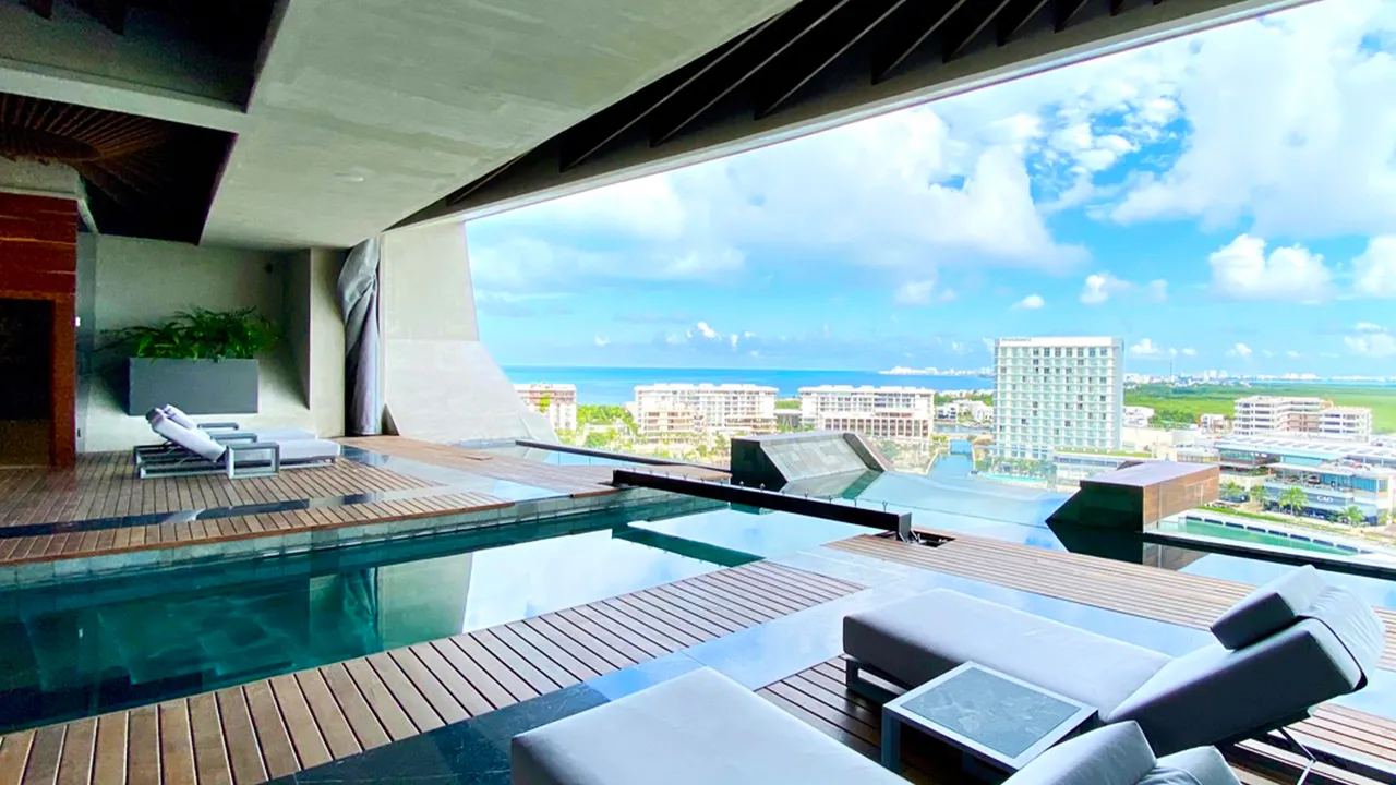 Shark Tower Puerto Cancún 2 and 3 Bedroom Lagoonfront Condos