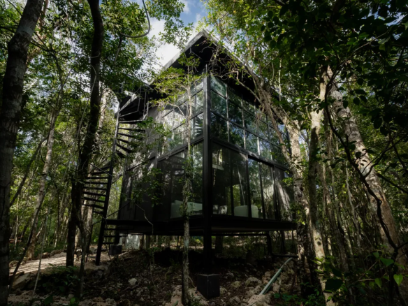 Tree60 off-grid jungle villas for sale in Chemuyil near Tulum