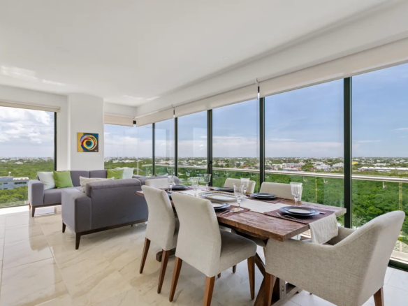 Valle Aurora 3-bedroom penthouse in Playa del Carmen