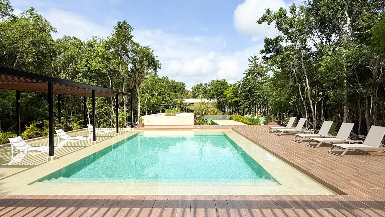4-Bedroom Villa, Arrecife, Xpu-Ha: Private Beach club, Pool and Jacuzzi