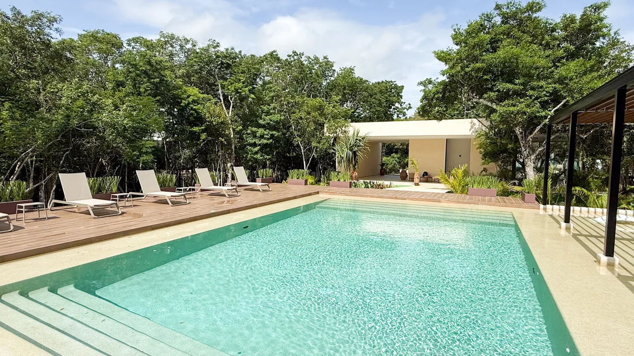 4-Bedroom Villa, Arrecife, Xpu-Ha: Private Beach club, Pool and Jacuzzi